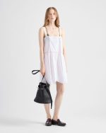 Prada Buckle leather bucket bag with belt - Image 5